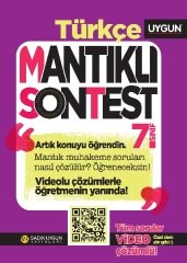 Sadık Uygun 7. Sınıf Türkçe Mantıklı Son Test Video Çözümlü Sadık Uygun Yayınları