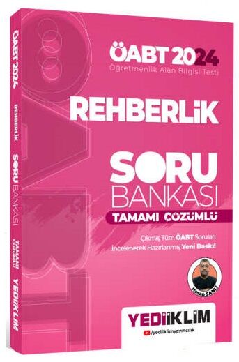 SÜPER FİYAT - Yediiklim 2024 ÖABT Rehberlik Soru Bankası Çözümlü - Hasan Sanlı Yediiklim Yayınları