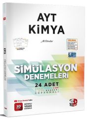 3D Yayınları YKS AYT Kimya Simülasyon 24 Deneme Video Çözümlü 3D Yayınları