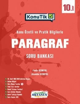 Okyanus 10. Sınıf Paragraf KonuTik Konu Özetli Soru Bankası Okyanus Yayınları