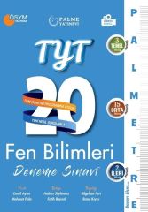 Palme YKS TYT Fen Bilimleri Palmetre 20 Deneme Video Çözümlü Palme Yayınları