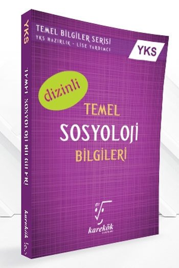 Karekök YKS Dizinli Temel Sosyoloji Bilgileri Karekök Yayınları