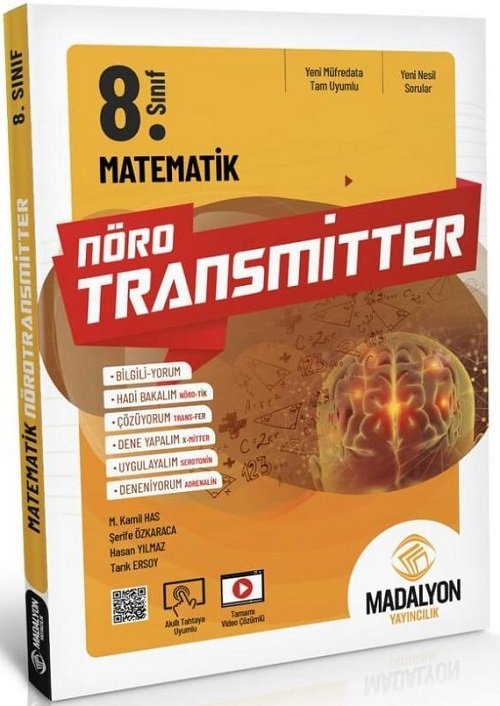 Madalyon 8. Sınıf Matematik Nöro Transmitter Soru Bankası Madalyon Yayıncılık