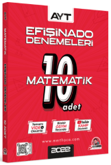 Mert Hoca YKS AYT Matematik Efişinado 10 lu Deneme Mert Hoca Yayınları