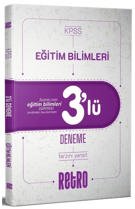 Retro KPSS Eğitim Bilimleri 3 lü Deneme Retro Yayıncılık