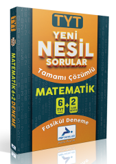 Paraf YKS TYT Matematik Yeni Nesil 6+2 Deneme Çözümlü Paraf Yayınları