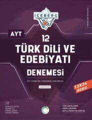 Okyanus YKS AYT Türk Dili ve Edebiyatı Iceberg 12 Deneme Okyanus Yayınları