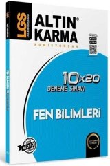 Altın Karma 8. Sınıf LGS Fen Bilimleri 10x20 Deneme Altın Karma Yayınları