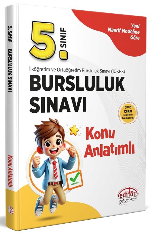 Editör 5. Sınıf Bursluluk Sınavı Konu Anlatımlı Editör Yayınları