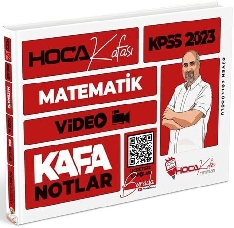 SÜPER FİYAT - Hoca Kafası 2023 KPSS Matematik Video Kafa Notlar - Güven Göllüoğlu Hoca Kafası Yayınları