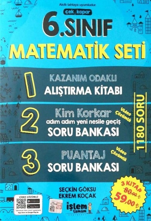 İşlem Tamam 6. Sınıf Matematik Seti İşlem Tamam Yayınları