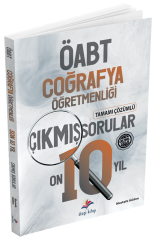 Dizgi Kitap ÖABT Coğrafya Öğretmenliği Çıkmış Sorular Son 10 Yıl Çözümlü - Mustafa Güden Dizgi Kitap Yayınları