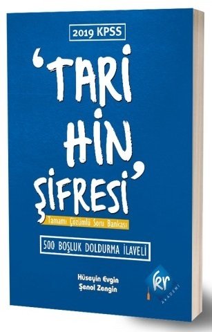 SÜPER FİYAT - KR Akademi 2019 KPSS Tarihin Şifresi Soru Bankası Çözümlü KR Akademi