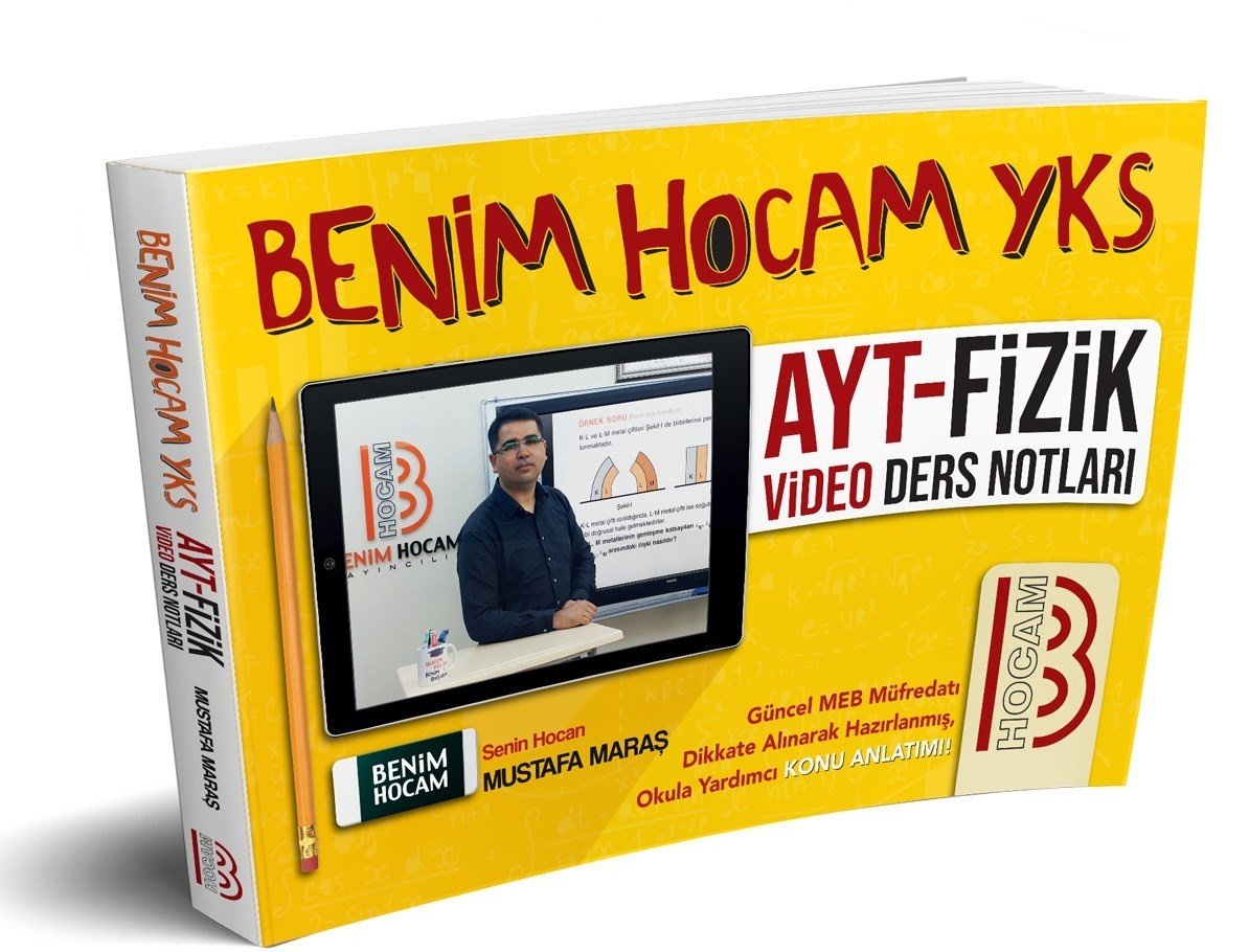 SÜPER FİYAT - Benim Hocam YKS AYT Fizik Video Ders Notları Mustafa Maraş Benim Hocam Yayınları