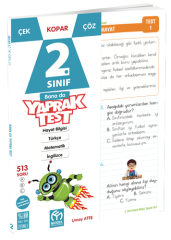 Model 2. Sınıf Tüm Dersler Bana da Yaprak Test Model Eğitim Yayınları