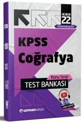 SÜPER FİYAT - Uzman Kariyer 2022 KPSS Coğrafya Test Bankası Yaprak Test Uzman Kariyer Yayınları