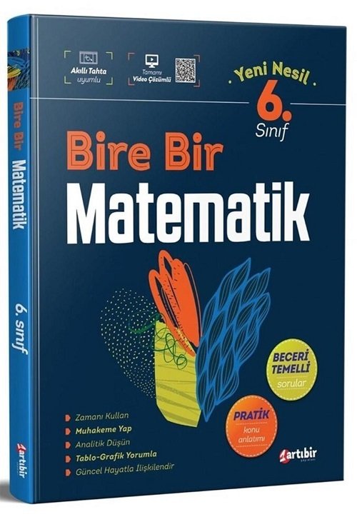 Artıbir 6. Sınıf Bire Bir Matematik Soru Bankası Artıbir Yayınları