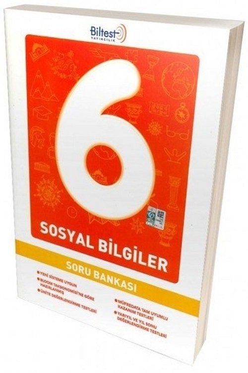 SÜPER FİYAT - Bilfen Biltest 6. Sınıf Sosyal Bilgiler Soru Bankası Bilfen Biltest Yayınları