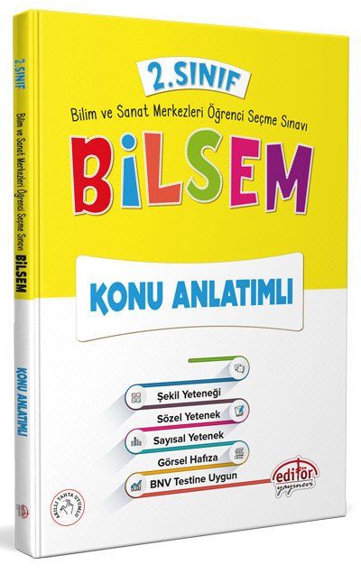 Editör 2. Sınıf BİLSEM Hazırlık Konu Anlatımlı Editör Yayınları