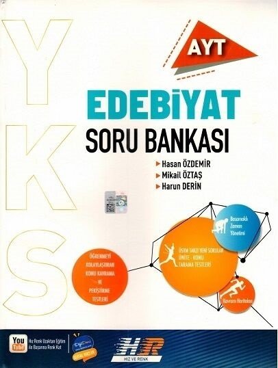 Hız ve Renk YKS AYT Edebiyat Soru Bankası Hız ve Renk Yayınları