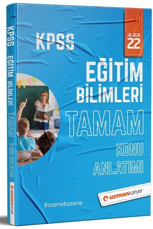 SÜPER FİYAT - Uzman Kariyer 2022 KPSS Eğitim Bilimleri TAMAM Konu Anlatımlı Tek Kitap Uzman Kariyer Yayınları