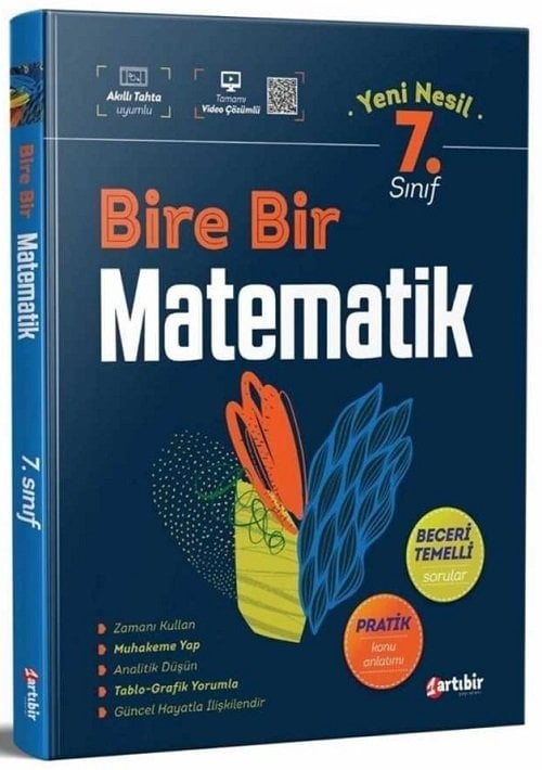 Artıbir 7. Sınıf Bire Bir Matematik Soru Bankası Artıbir Yayınları