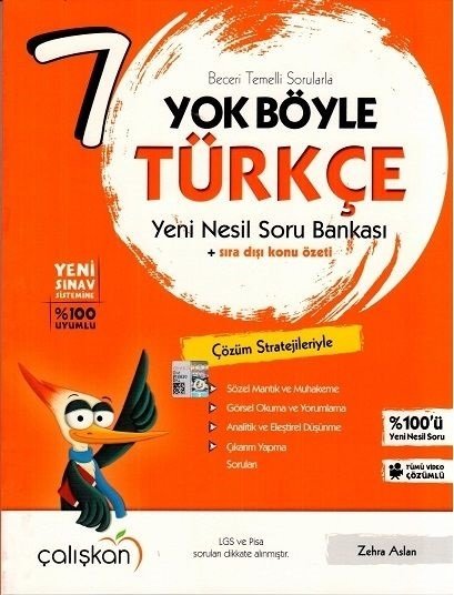 Çalışkan 7. Sınıf Türkçe Yok Böyle Soru Bankası Çalışkan Yayınları