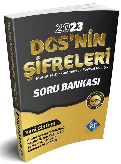 KR Akademi 2023 DGS nin Şifreleri Soru Bankası Çözümlü KR Akademi Yayınları