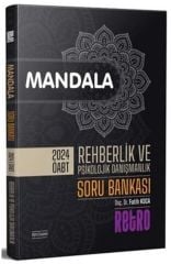 Retro 2024 ÖABT Rehberlik ve Psikolojik Danışmanlık Mandala Soru Bankası - Fatih Koca Retro Yayıncılık