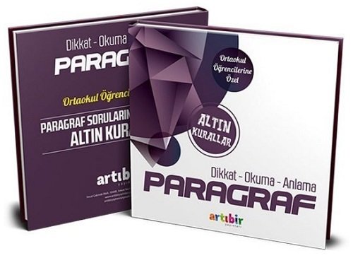 Artıbir Ortaokul Öğrencileri İçin Paragraf Dikkat-Okuma-Anlama Artıbir Yayınları