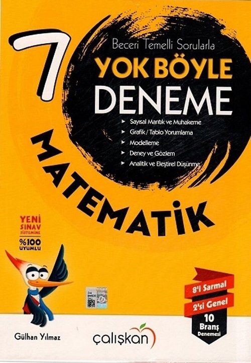 Çalışkan 7. Sınıf Matematik Yok Böyle 10 Deneme Çalışkan Yayınları