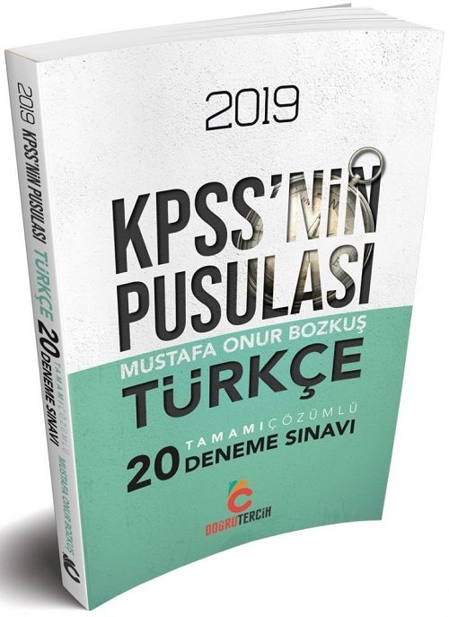 SÜPER FİYAT - Doğru Tercih 2019 KPSS nin Pusulası Türkçe 20 Deneme Çözümlü Doğru Tercih Yayınları