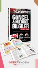 SÜPER FİYAT - İndeks Akademi 2024 KPSS Güncel ve Kültürel Bilgiler Çalışma Kitabı (40 Deneme İlaveli) - Aydın Yüce, Emrah Vahap Özkaraca İndeks Akademi Yayıncılık