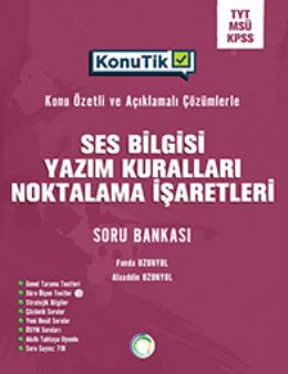 Okyanus YKS TYT AYT KPSS Tüm Adaylar İçin Ses Bilgisi, Yazım Kuralları, Noktalama İşaretleri KonuTik Soru Bankası Okyanus Yayınları