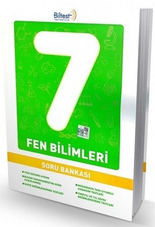 SÜPER FİYAT - Bilfen Biltest 7. Sınıf Fen Bilimleri Soru Bankası Bilfen Biltest Yayınları