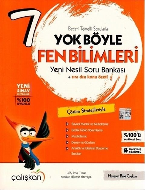 Çalışkan 7. Sınıf Fen Bilimleri Yok Böyle Soru Bankası Çalışkan Yayınları