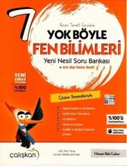 Çalışkan 7. Sınıf Fen Bilimleri Yok Böyle Soru Bankası Çalışkan Yayınları