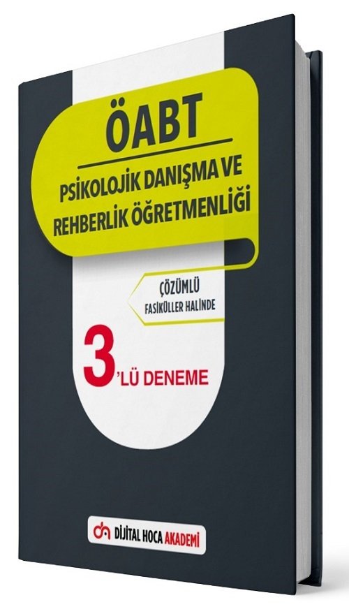 Dijital Hoca ÖABT Psikolojik Danışma ve Rehberlik Öğretmenliği 3 Deneme Çözümlü Dijital Hoca Akademi