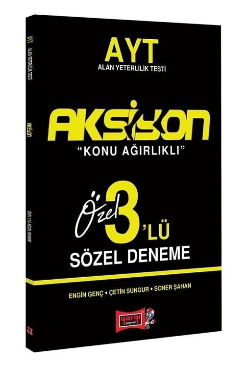 Yargı YKS AYT Aksiyon Sözel 3 Deneme Yargı Yayınları