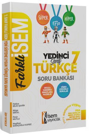 İsem 7. Sınıf Farklı İsem Türkçe Soru Bankası İsem Yayıncılık