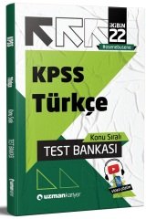 SÜPER FİYAT - Uzman Kariyer 2022 KPSS Türkçe Test Bankası Yaprak Test Uzman Kariyer Yayınları