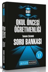 Pegem 2019 ÖABT Okul Öncesi Öğretmenliği Soru Bankası Çözümlü Pegem Akademi Yayınları