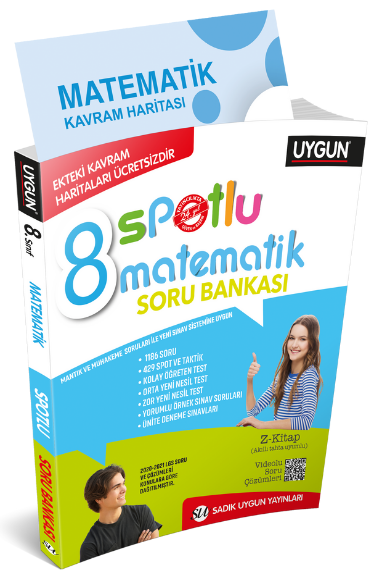 Sadık Uygun 8. Sınıf Matematik Spotlu Soru Bankası Sadık Uygun Yayınları