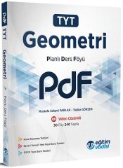 Eğitim Vadisi YKS TYT Geometri PDF Planlı Ders Föyü Video Çözümlü Eğitim Vadisi Yayınları