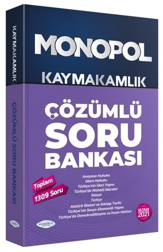 Monopol Kaymakamlık Soru Bankası Çözümlü Monopol Yayınları