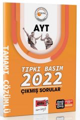 Yargı 2022 YKS AYT Tıpkı Basım Çıkmış Sorular Çözümlü Yargı Yayınları