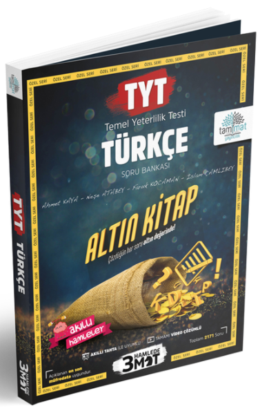 Tammat YKS TYT Türkçe Altın Kitap Soru Bankası Tammat Yayıncılık