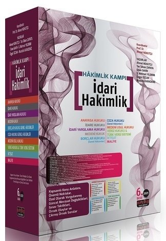 Savaş 2021 Hakimlik Kampı İdari Hakimlik Konu Anlatımlı Modüler Set - Ahmet Nohutçu 6. Baskı Savaş Yayınları