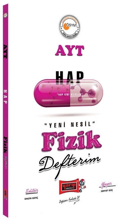 SÜPER FİYAT - Yargı YKS AYT Fizik Hap Defterim Yargı Yayınları