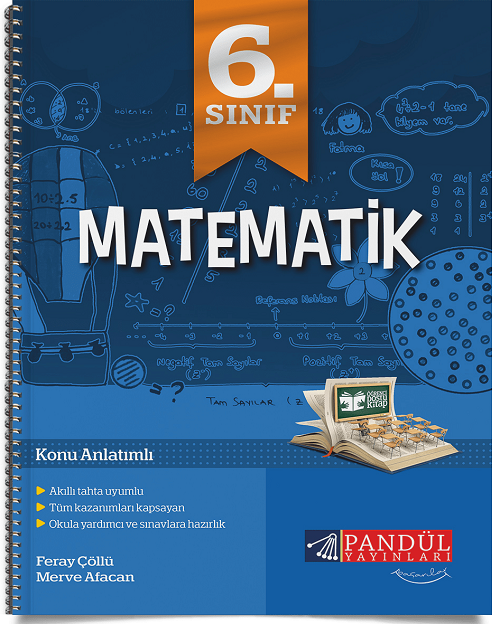 Pandül 6. Sınıf Matematik Konu Anlatımlı Defteri Pandül Yayınları